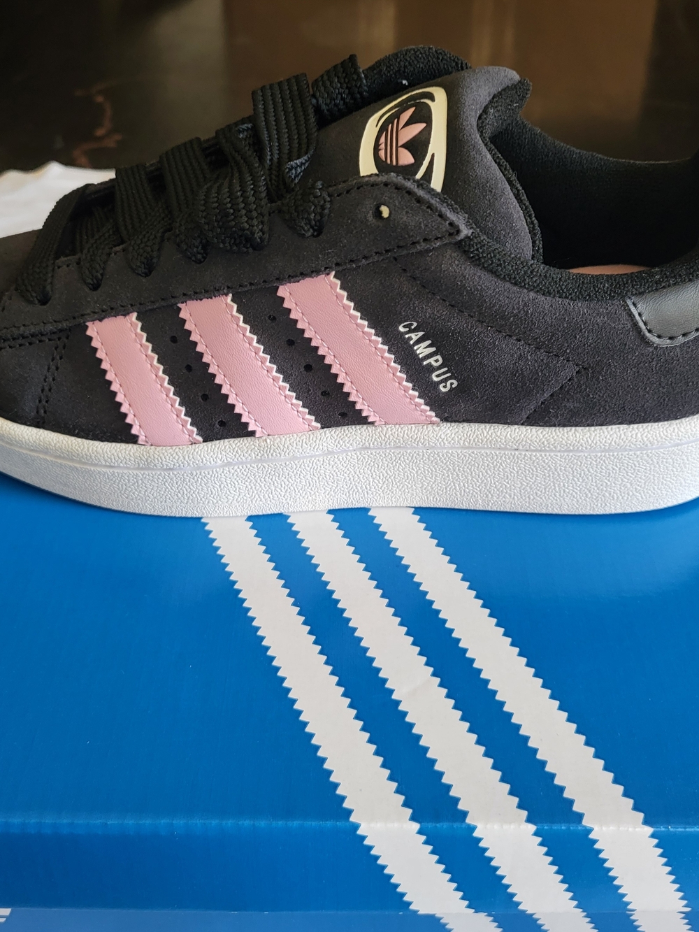 *NEW* Adidas Campus 00s W Black/Pink Women’s Sneakers Size 6 with Box ID3171